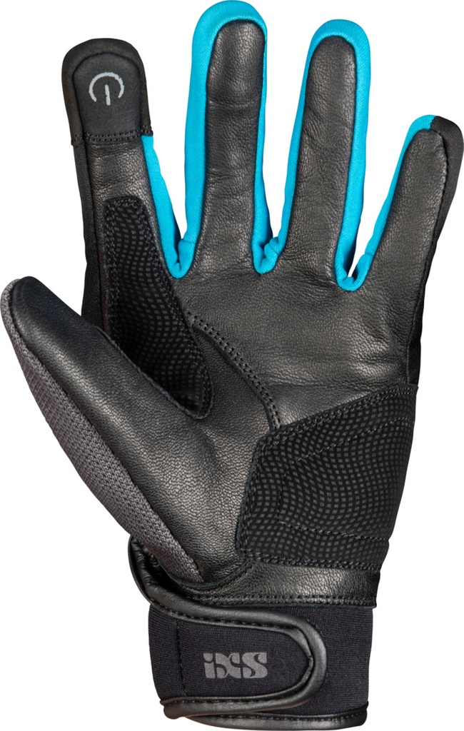 Classic women's glove Evo-Air black-turquoise