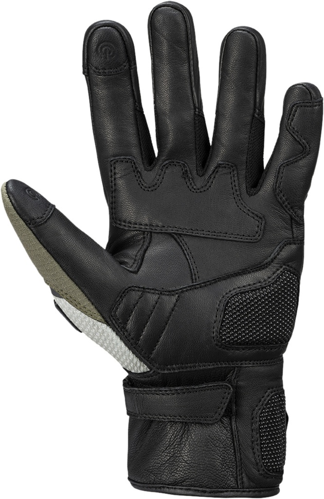 Montevideo-Air 2.0 short gloves black-olive-light grey
