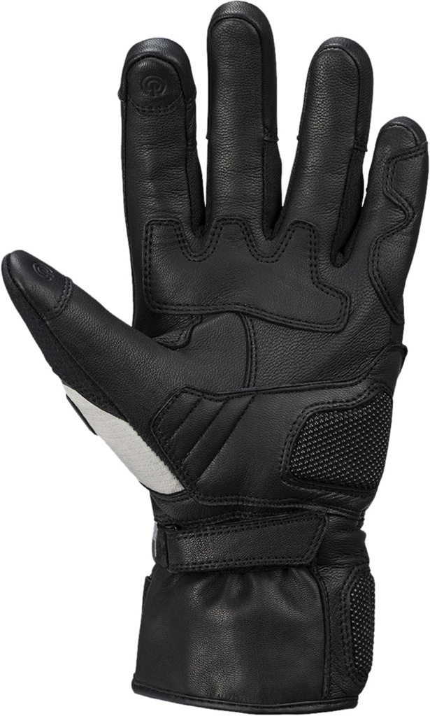 Montevideo-ST short gloves black-light grey