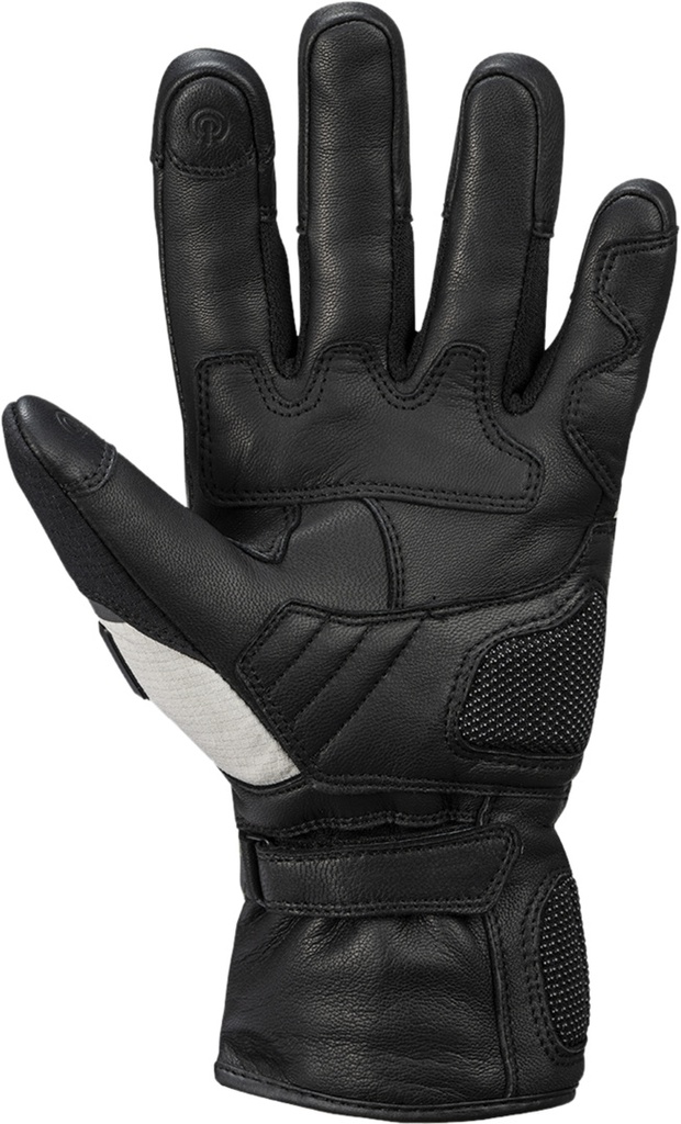 Montevideo-ST short gloves black-olive-light grey