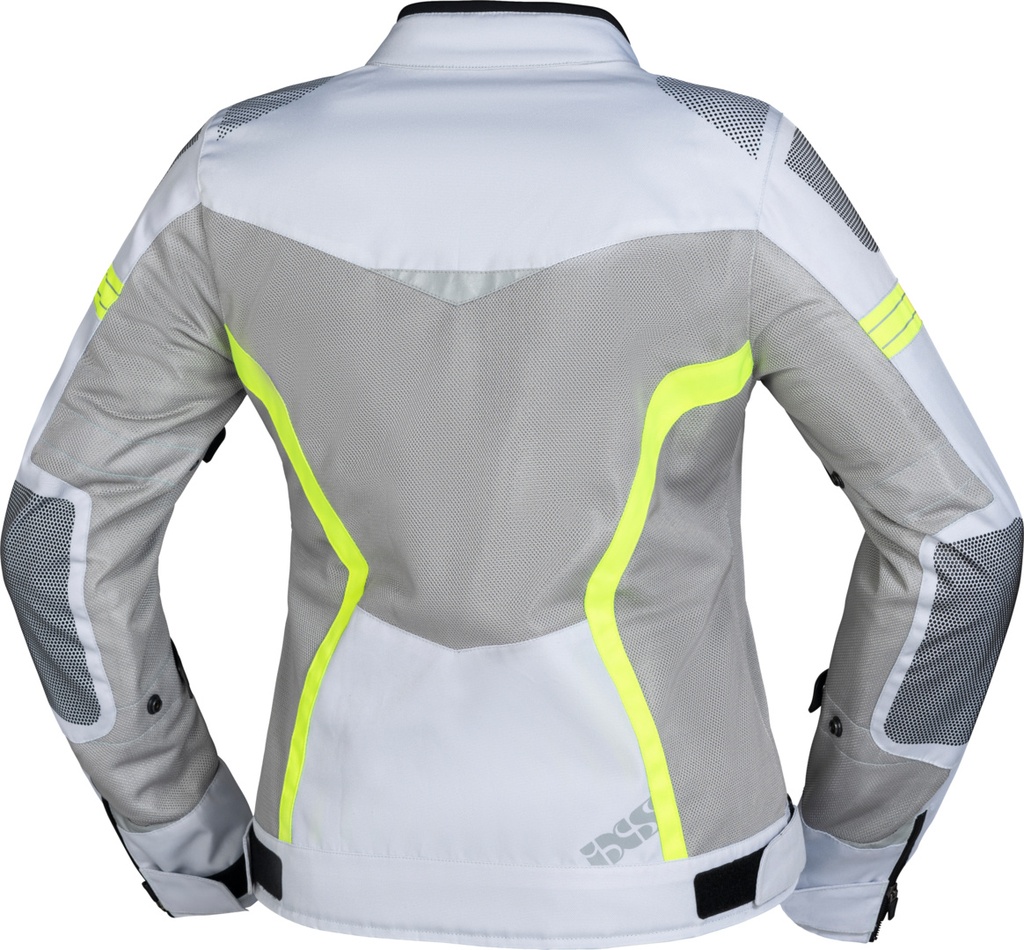 Sports women's jacket Trigonis-Air light grey-grey-neon yellow