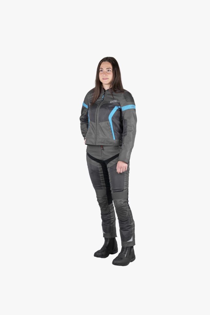 Sports women's jacket Trigonis-Air dark-grey-turquoise