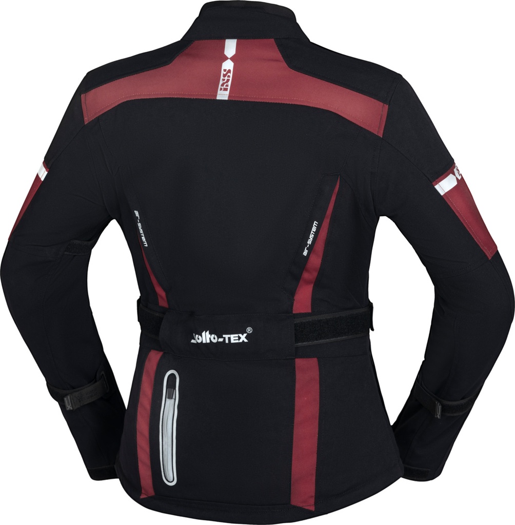 Tour women's Jacket Pacora-ST black-bordeaux