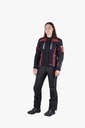 Tour women's Jacket Pacora-ST black-bordeaux