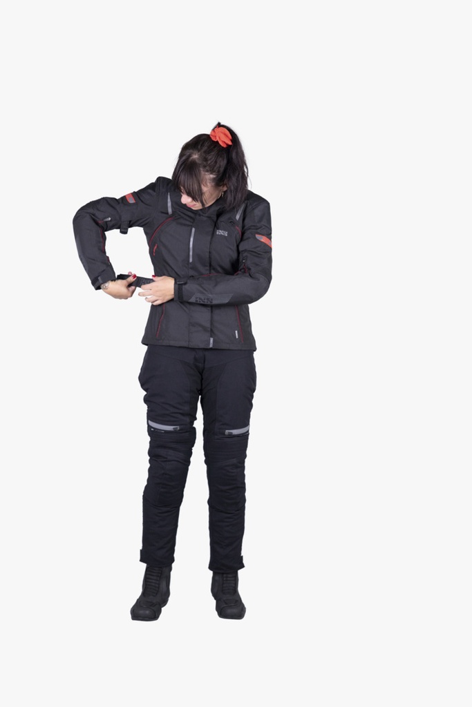 Tour women's jacket Liz-ST black-red