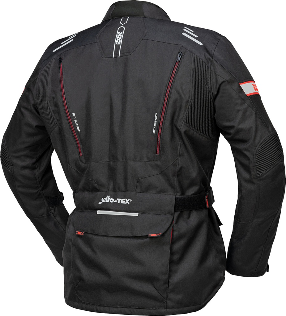 Tour jacket Lorin-ST black-red