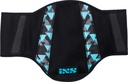 Women's kidney belt Shaped black-turquoise
