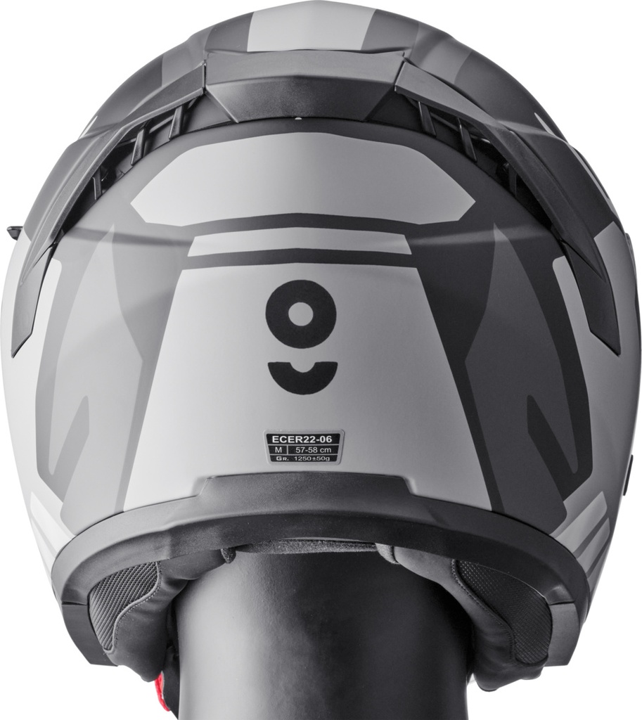 Jet Helmet Vectus Graphic black-grey