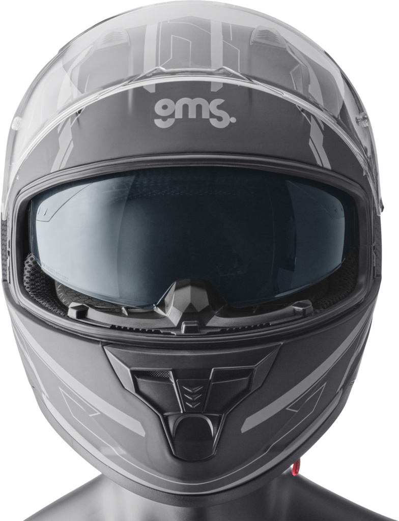 Full Face Helmet Hexago Graphic grey