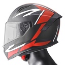 Full-face helmet Velox Graphic matt black-red-white