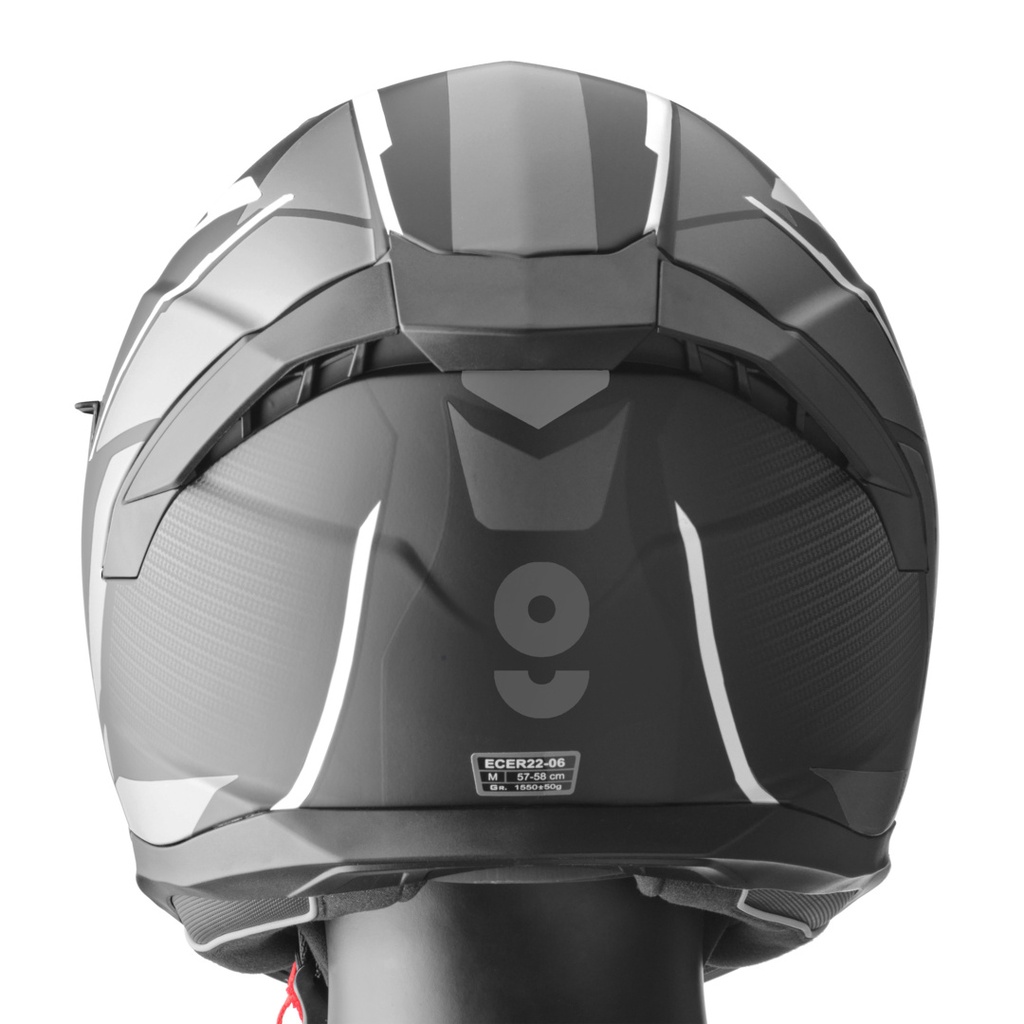 Full-face helmet Velox Graphic matt black-grey