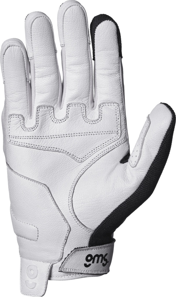 Solis gloves white-black