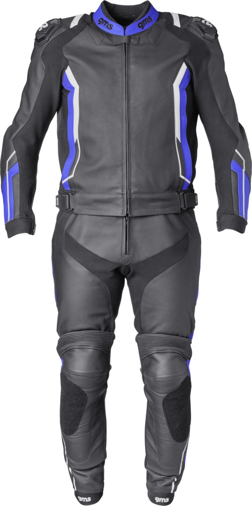 Leather Suit GR-1 2PCS black-blue-white