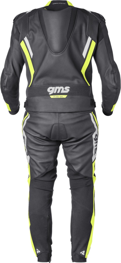 Leather Suit GR-1 2PCS black-yellow-white