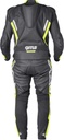 Leather Suit GR-1 2PCS black-yellow-white