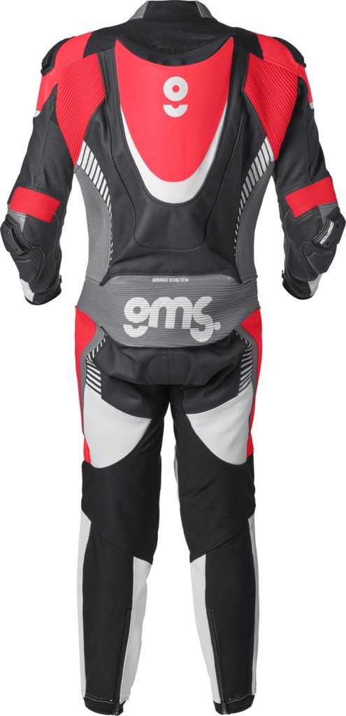 Leather suit GRC-1 1PCS black-white-red