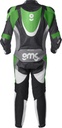 Leather suit GRC-1 1PCS black-white-green