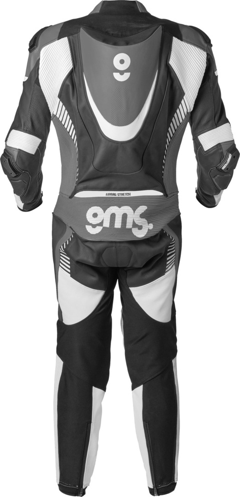Leather suit GRC-1 1PCS black-white-gray