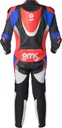 Leather suit GRC-1 1PCS black-blue-red
