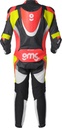 Leather suit GRC-1 1PCS black-yellow-red