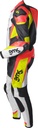 Leather suit GRC-1 1PCS black-yellow-red