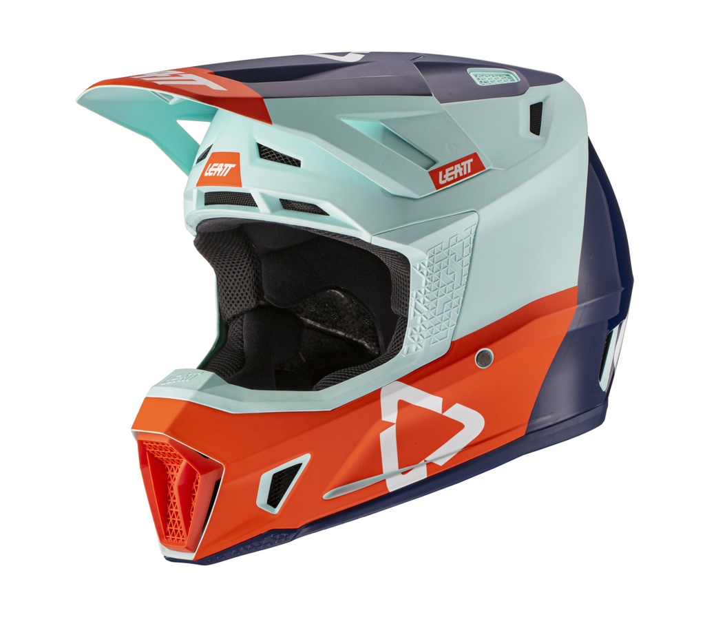 Helmet incl. goggle 7.5 V21.2 orange-green