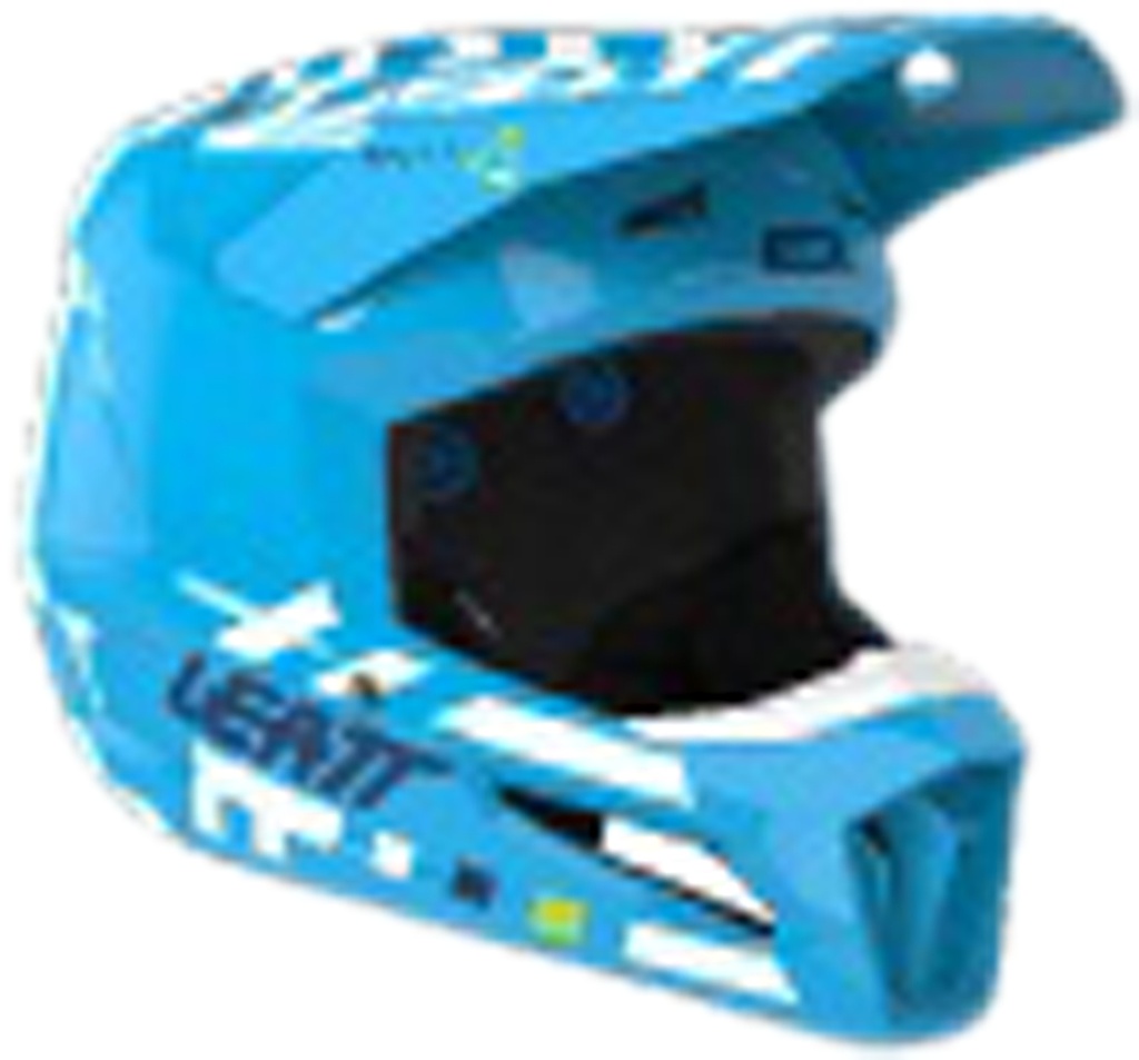 Helmet Moto 2.5 V24 Cyan blue-white
