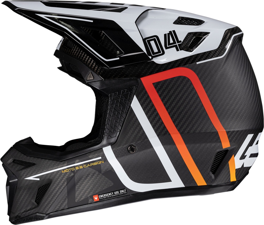 Helmet Kit Moto 9.5 V25 carbon-white