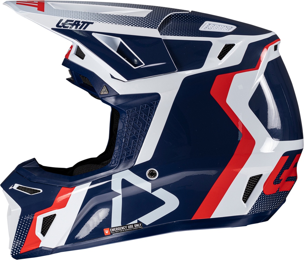 Helmet Kit Moto 8.5 V25 royal blue-red-white