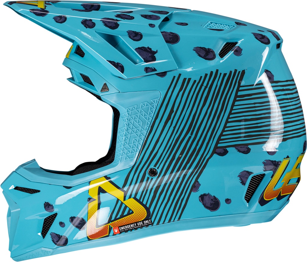 Helmet Kit Moto 8.5 V25 cheetah blue-purple-yellow