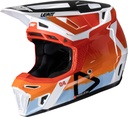 Helmet Kit Moto 8.5 V25 glamis orange-red-blue