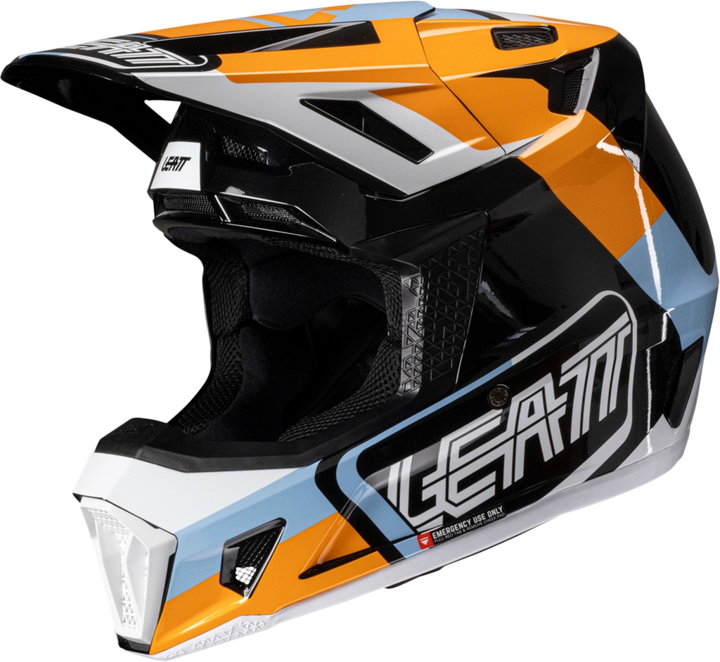 Helmet Kit Moto 7.5 V25 orange-white-blue