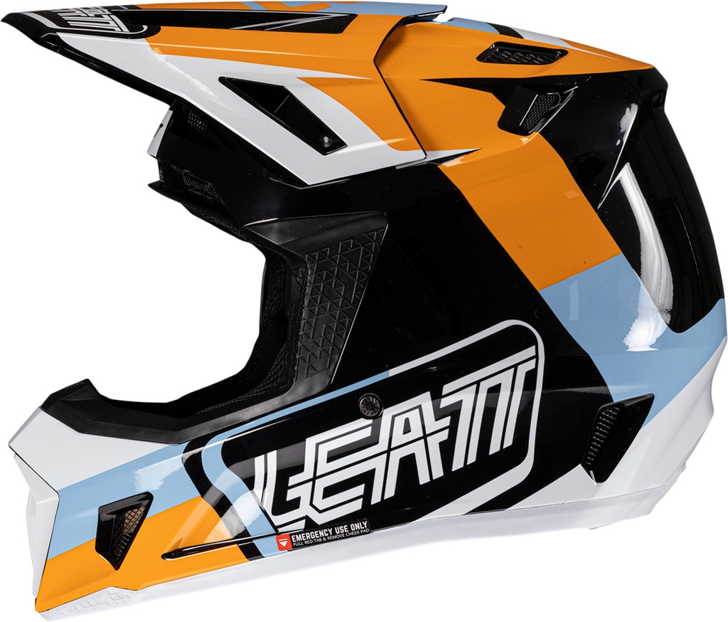 Helmet Kit Moto 7.5 V25 orange-white-blue