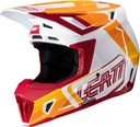 Helmet Kit Moto 7.5 V25 ruby orange-red-white