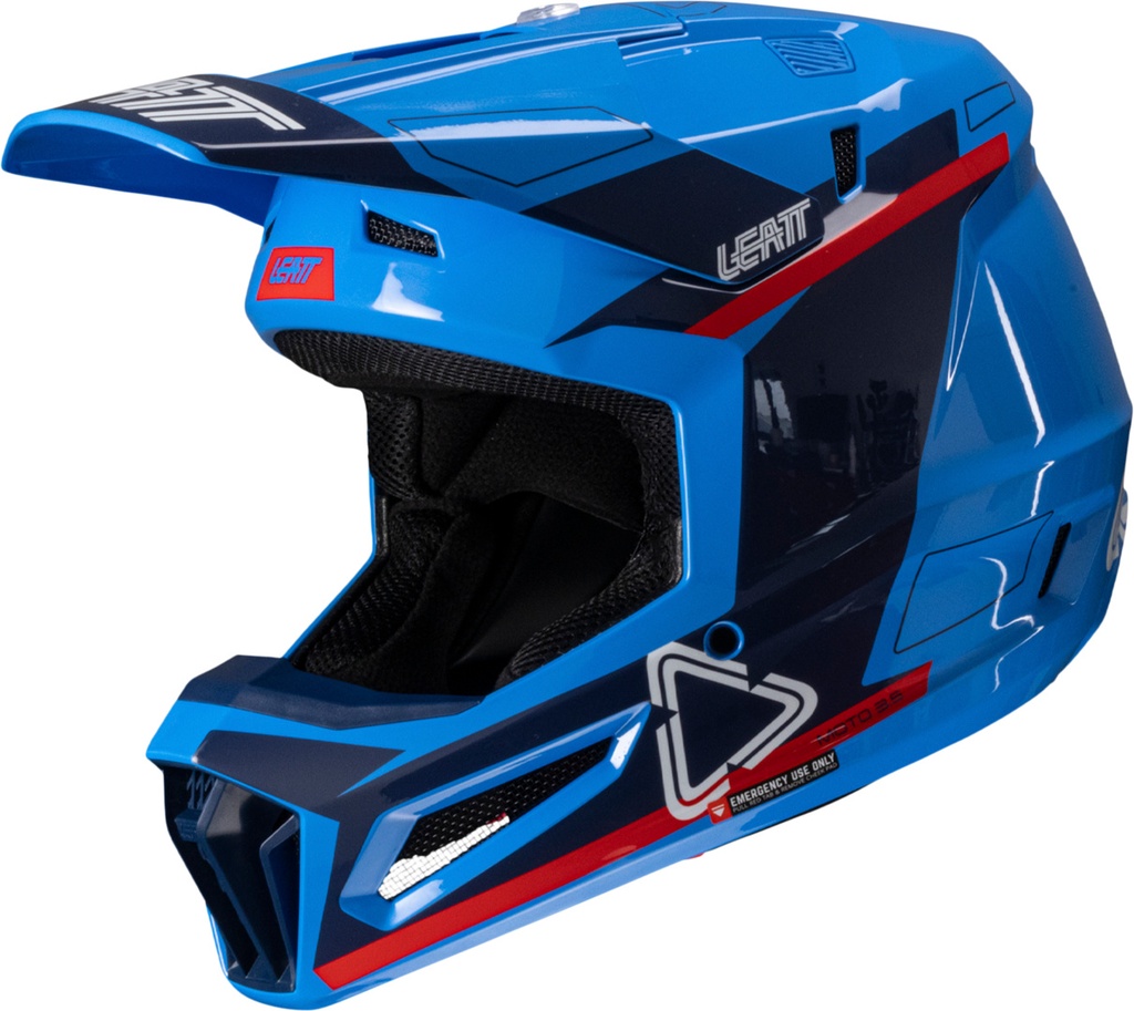Helmet Kit Moto 3.5 V25 royal blue-red-white