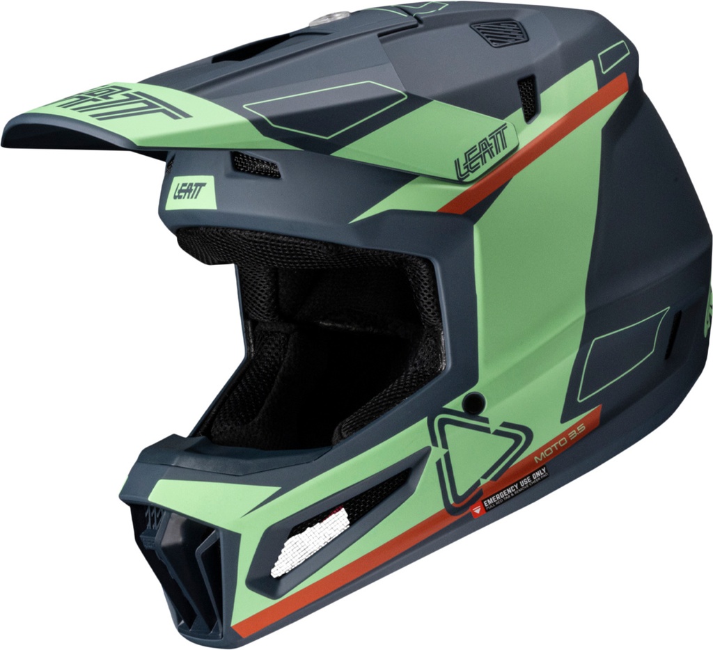 Helmet Kit Moto 3.5 V25 matcha green-blue-red