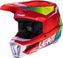 Helmet Moto 2.5 V25 red red-white