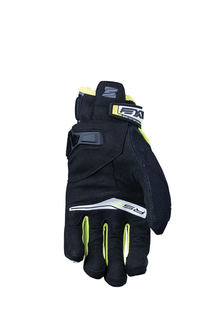 Gloves RS-C white-yellow fluo
