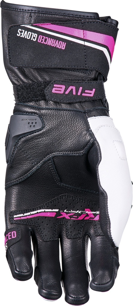 Gloves RFX Sport Evo Woman white-black-fluopink