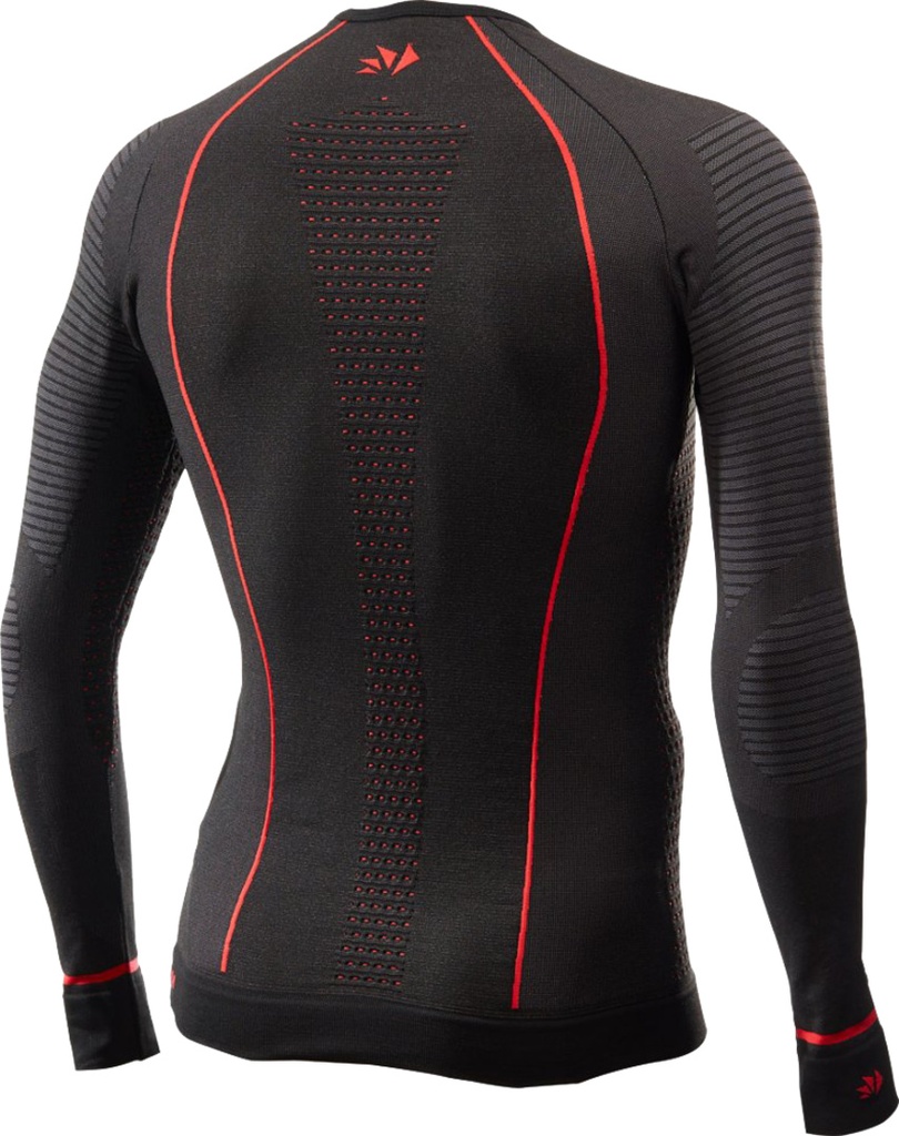 Functional shirt-long sleeve BlazeFit TS2W black-red