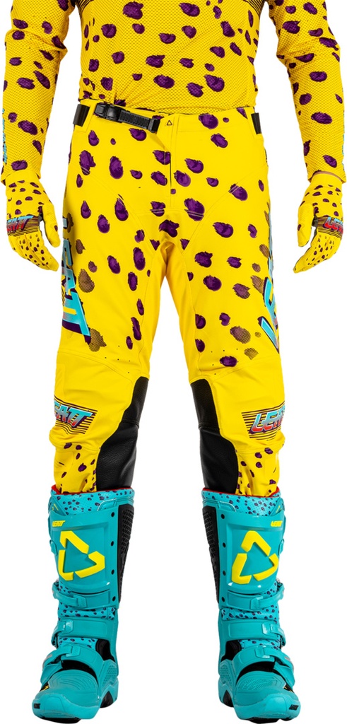 Pant Moto 5.5 I.K.S. V25 cheetah yellow-purple