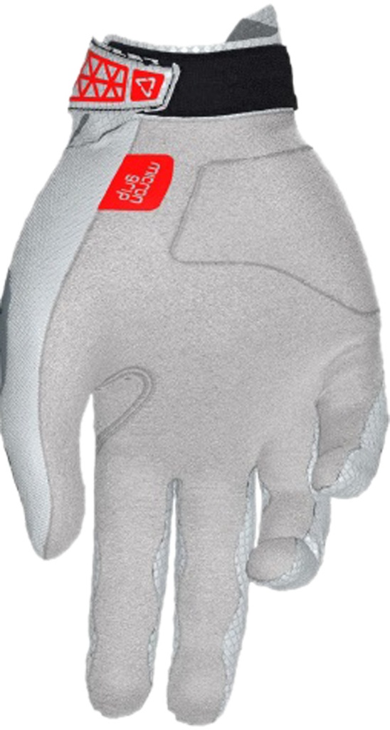 Glove Moto 4.5 Lite white-grey-red