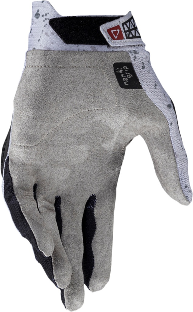 Glove Moto 4.5 Lite V25 ice white-black-red