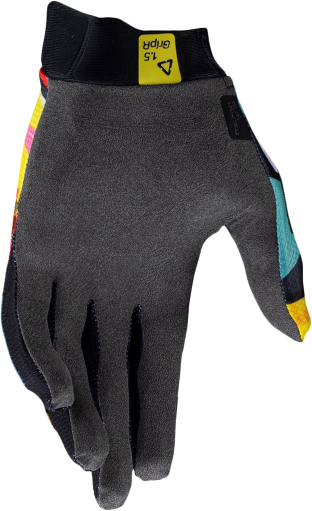 Glove Moto 1.5 Mini/Junior V25 carnival yellow-blue-black