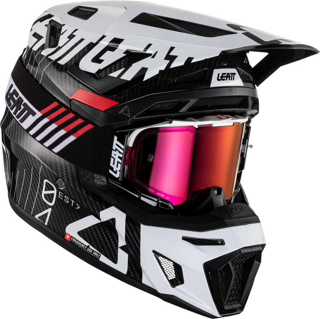 Helmet Kit Moto 9.5 Carbon 23 - carbon/white