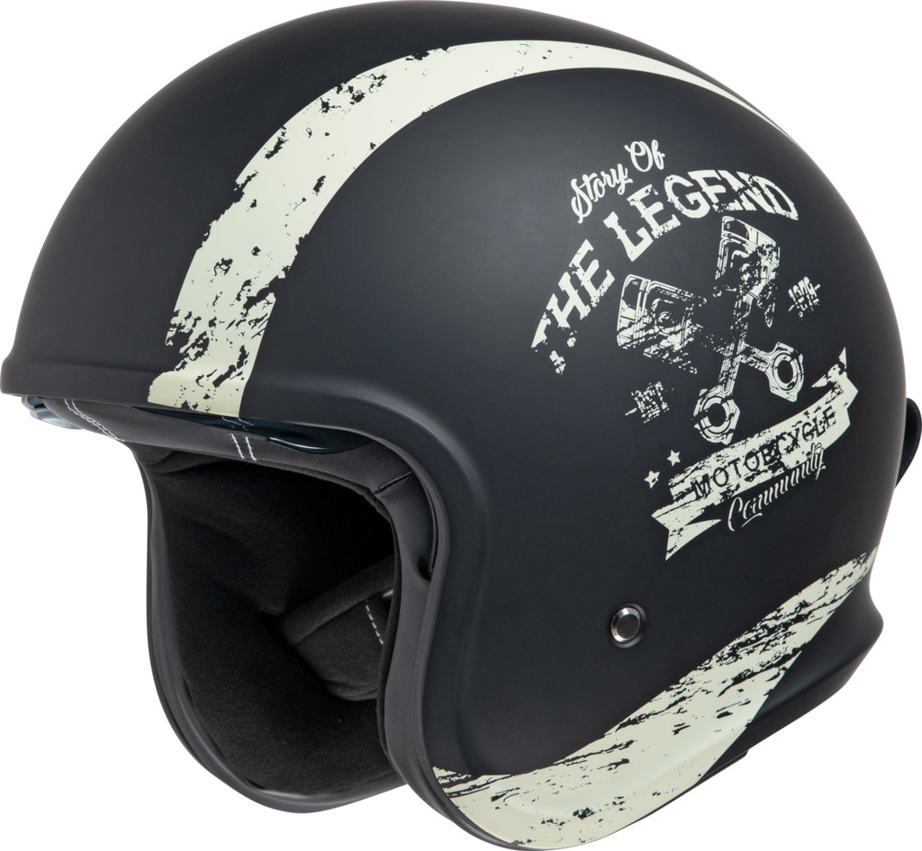 Jet Helmet iXS880 2.0 flat black-ivory