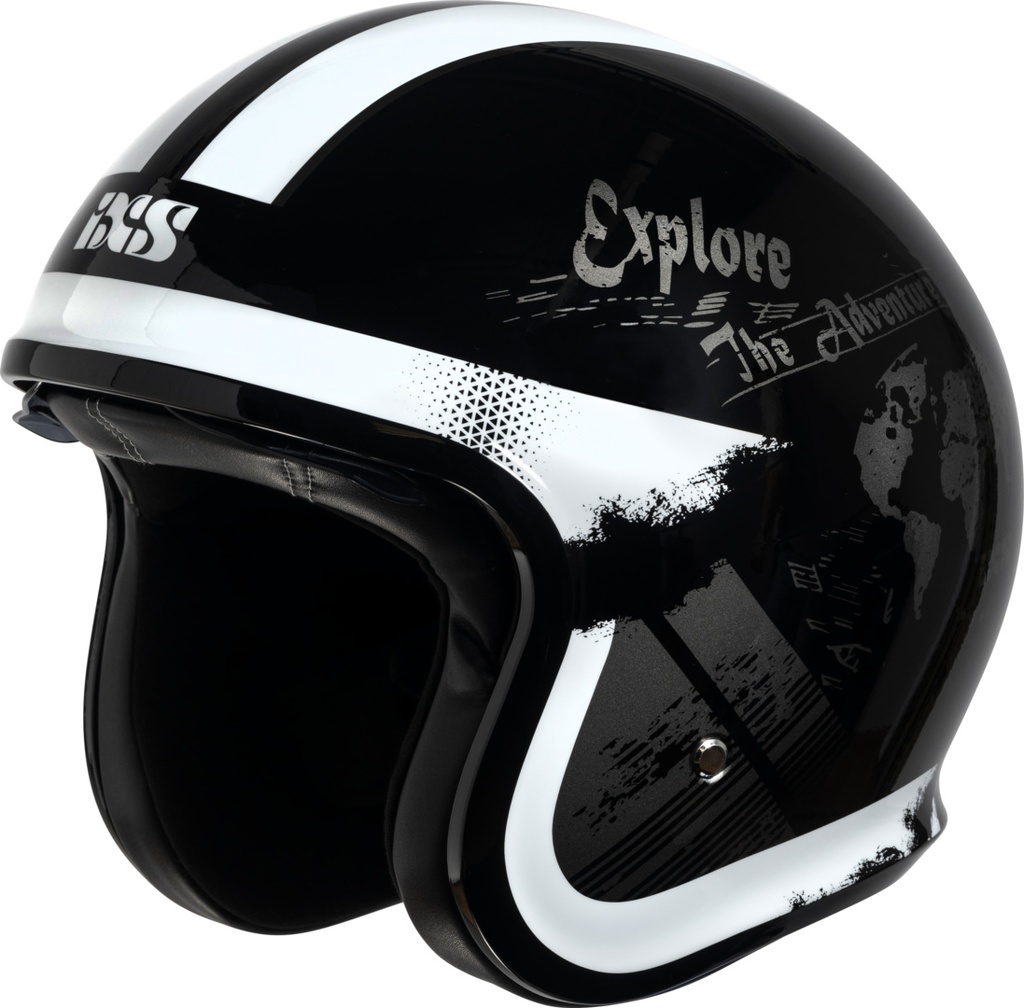 Jet Helmet iXS880 2.2 black-white-anthracite