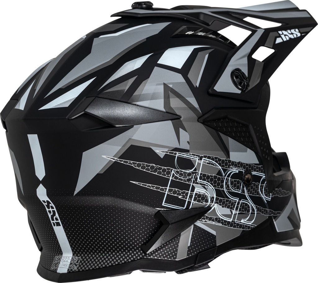 Cross Helmet iXS363 2.0 black matt-anthracite-white