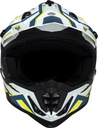 Cross Helmet iXS363 2.0 white matt-blue-yellow fluo