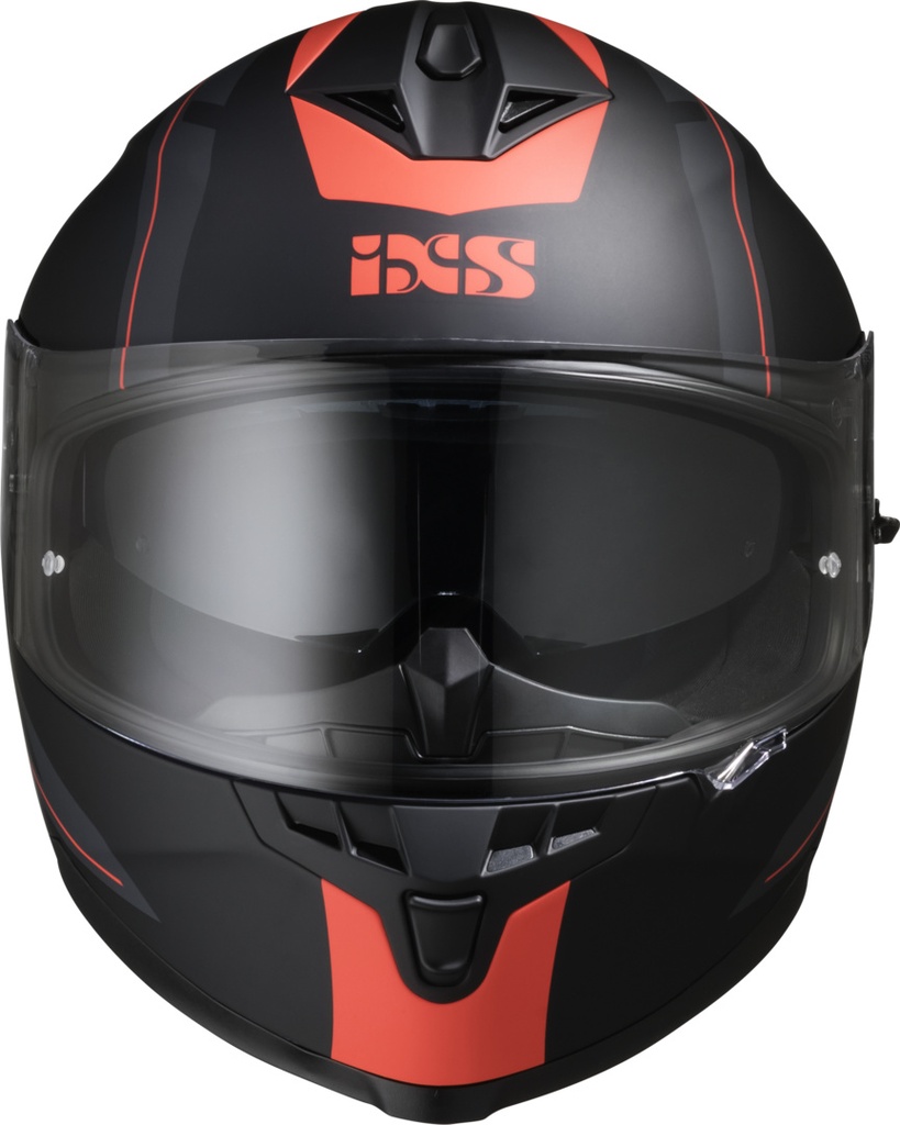 Full Face Helmet iXS1100 2.0 matt black-red